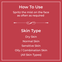 Load image into Gallery viewer, 100% Pure Rose Water Mist