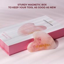 Load image into Gallery viewer, ROSE QUARTZ GUA SHA